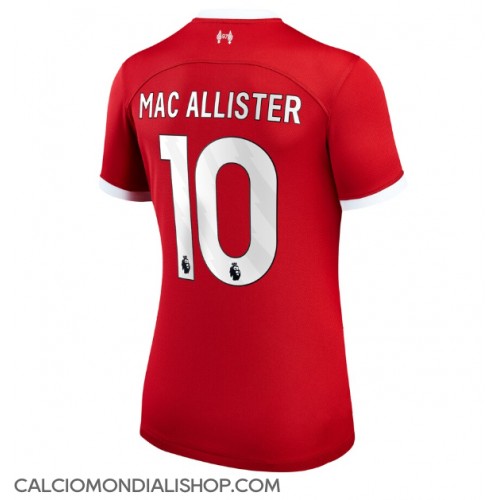 Maglie da calcio Liverpool Alexis Mac Allister #10 Prima Maglia Femminile 2023-24 Manica Corta